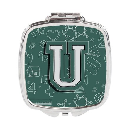 CAROLINES TREASURES Letter U Back to School Initial Compact Mirror CJ2010-USCM